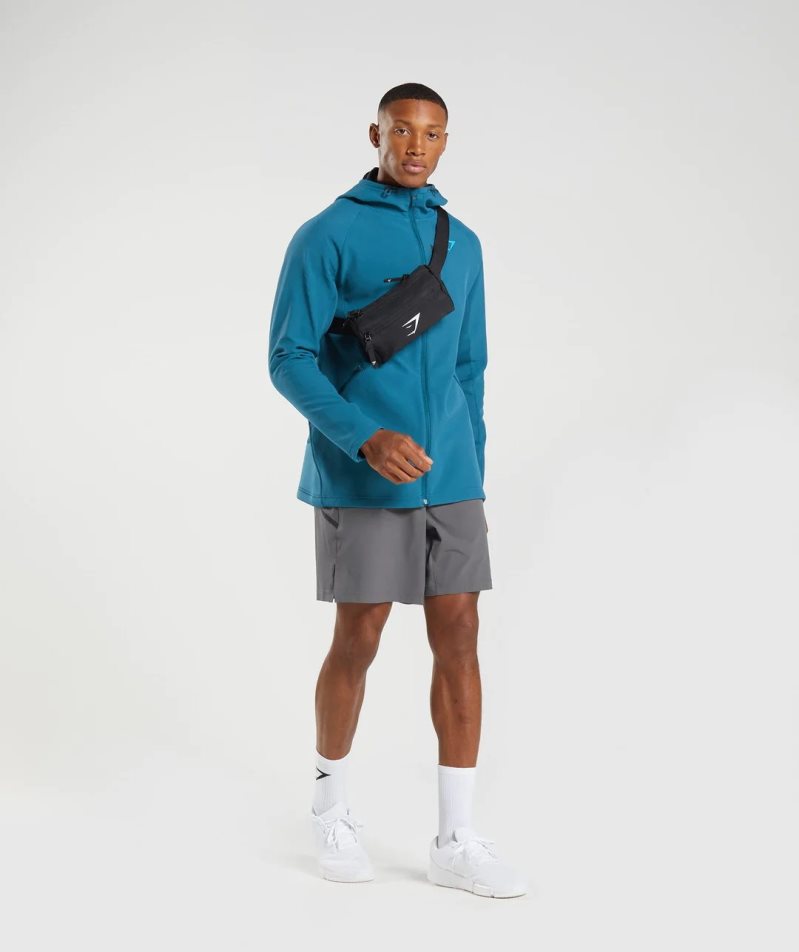 Men's Gymshark Apex Jackets Turquoise | CA 73AND5